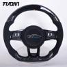 Buy cheap Standard Size Black Volkswagen Carbon Fiber Wheel Golf Mk7 R R-Line Scirocco from wholesalers