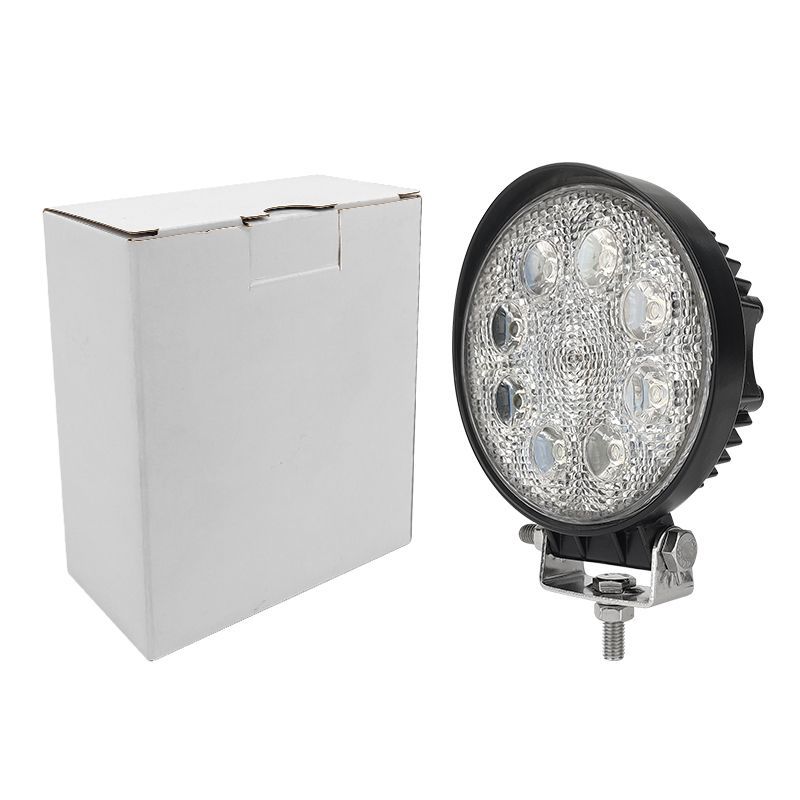 Forklift LED Round Auxiliary Light 24W Waterproof LED Working Light Forklift Light