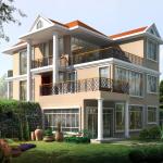 Modular Light Steel Prefab House / Light Steel Villa Steel Structure Portable