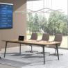 Buy cheap Office Furniture Green 4 Seat Office Desk Office Cubicle Workstation For 5 Person from wholesalers