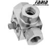 Buy cheap Manual High Pressure Three-Way Ball Valve With Internal Teeth from wholesalers