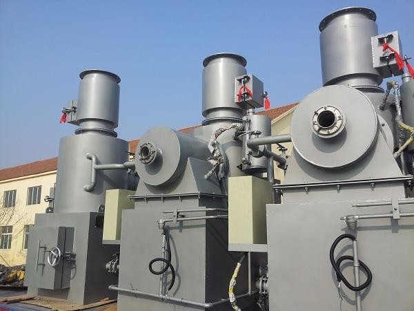 40Kw Medical Waste Incinerator , Harmless Treatment Industrial Waste Incinerator