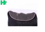 13*4 Straight Frontal Peruvian Human Hair Lace Closure / Lace Front Closure