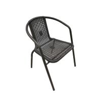 Buy cheap Outdoor 75cm Height 58cm Depth Water Proof Stackable Woven Patio Chairs product