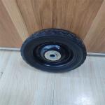 Durable 6 Inch Hard Rubber Wheels Barrow Gas Lawn Mower Rubber Wheel