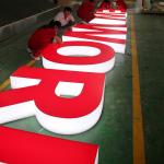 Buy cheap customer bought New 3d outdoor acrylic light letter signage for sale from wholesalers
