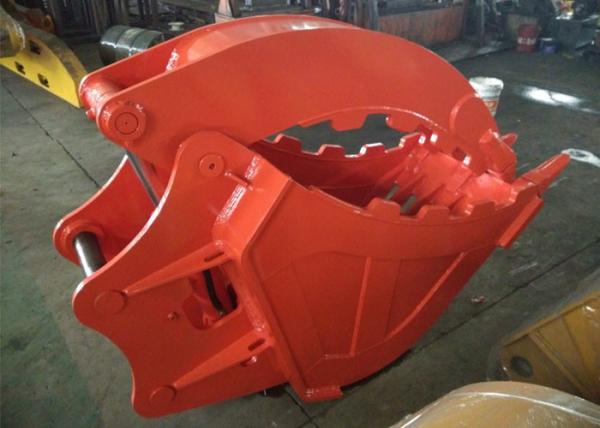 Buy cheap Single Cylinder Excavator Bucket Grab , Excavator Rock Bucket For Doosan DX225 Excavator from wholesalers