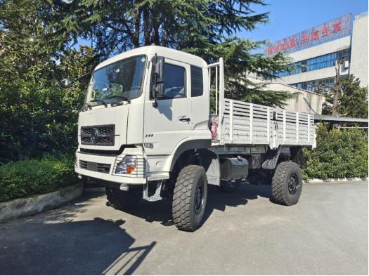 Buy cheap 4x4 Cargo Truck Dongfeng Fence Lorry Truck Leaf Spring 10 Tons Loading Bad Road Driving Euro 5 from wholesalers