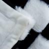 Buy cheap 320gsm Checkerboard Pattern Faux Fur Throw Weighted Faux Fur Blanket from wholesalers