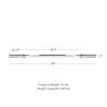 Buy cheap 6ft Olympic barbell bars, olympic barbell bar weight, olympic barbell bar 7 ft from wholesalers
