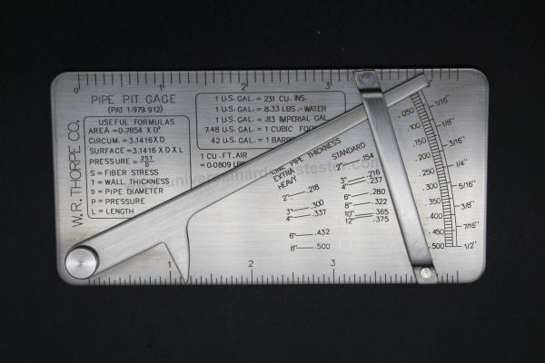 Buy cheap Universal Stainless Steel Welding Inspection Gauges / Pipe Pit Gauge from wholesalers