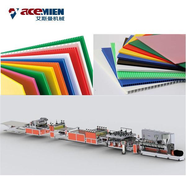 Sheet Extrusion Grid Board Production Line Plastic Plate Making Machine