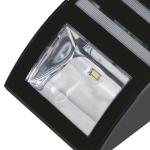 Black 120LM LED Solar Sensor Wall Light outdoor 8-10Hours Working Time