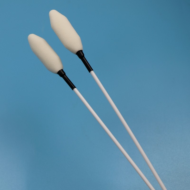 21cm Disposable Long Handle Trocar Cleaning Foam Swab Medical Sponge Stick