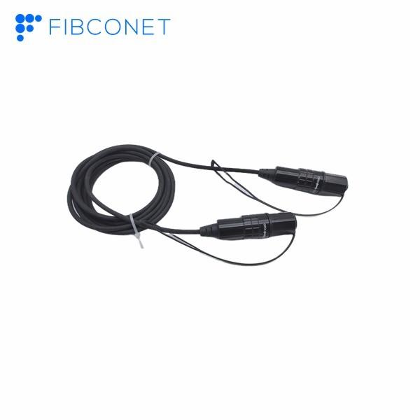 Waterproof Level IP67 Fibconet Connector for Outdoor FTTH FTTA RRU BBU