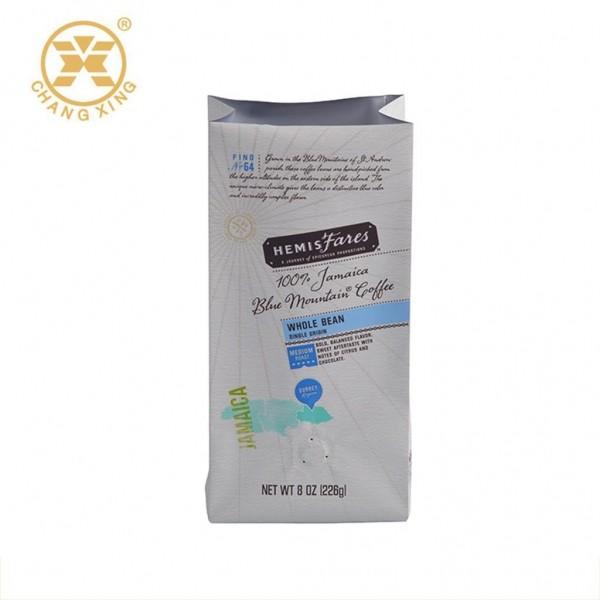 Buy cheap Food Grade AL PE Plastic Coffee Packaging Bags 4 Oz Coffee Bags With Valve from wholesalers
