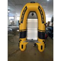 Buy cheap 270 cm PVC Small Inflatable Fishing Boats V - Shaped Bottom With Aluminum Floor product