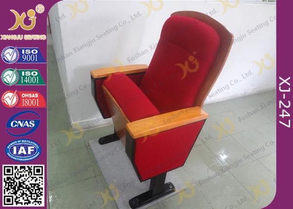 Buy cheap Sound Absorption Conference Hall Seating Chair With Soft Closing Seat Pad Noise Free from wholesalers