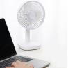Buy cheap HEBRONFAN Rechargeable Table Fans Alloy Steel Button Control 2 Speeds from wholesalers