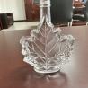 Buy cheap High Borosilicate 25cl Leaf Shape Spirit Glass Bottle With Screw Cap from wholesalers