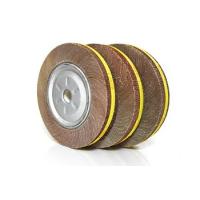 Buy cheap Sandpaper Flap Wheel 120 Grit Coated Abrasives 40mm-450mm Polishing Flap Disc product