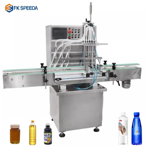 Quality FKF815 Automatic Cooking Oil Filling And Capping Machine for Liquid Oil Packaging 1800mm for sale