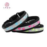 C903 New Pet Product Fashion Safety Nylon USB Rechargeable Led Dog Collars in