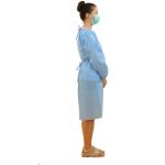 Economical Disposable Medical PP Isolation Gown Knit Cuff for Hospitals