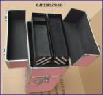 Aluminum Rolling Travel Makeup Cosmetic Case With Trolley