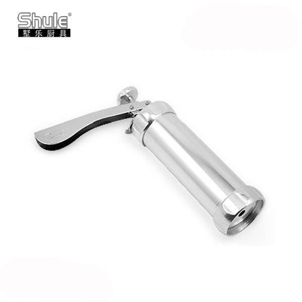 Buy cheap CE EU Cookie Press Biscuit Maker Aluminum With 4 Nozzles 12 Stamps Mold from wholesalers