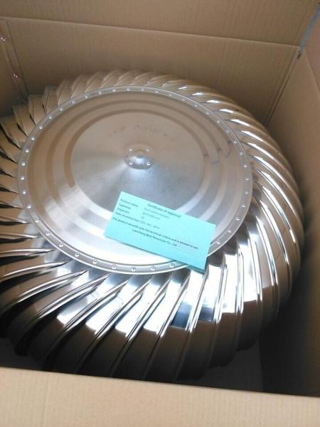 Buy cheap 800mm roof turbo ventilator for warehouse stainless steel from wholesalers