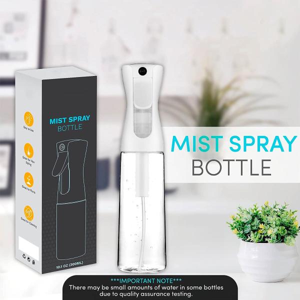Buy cheap 300ml Plastic White Smooth Cylindrical Bottle with white Spray For Empty trigger sprayer Bottle from wholesalers