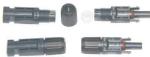 IP68 Waterproofing Grade PV Solar Module Connectors 1500 VDC TUV / UL Approval