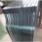 Toughened Shower Tempered Glass Door Silkscreen Ceramic For Bathroom