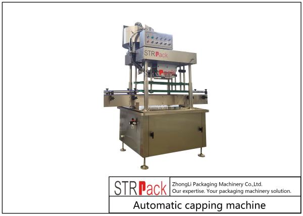 Buy cheap 1.5KW Power Automatic Bottle Capping Machine High Speed 50 - 60 Bottles/min from wholesalers