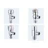 Buy cheap Brass Washing Machine Angle Valve Chrome Plated Water Angle Valve Faucet Easy Operate from wholesalers