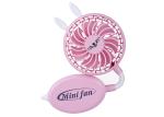 Usb 1200mah Rechargeable Battery Powered Fan Foldable Eco - Friendly Material