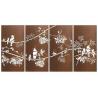 Buy cheap Backyard Tropical Bird Laser Cut Corten Steel Panels from wholesalers