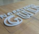 Indoor 12V Neon Letter Signs 8mm-10mm Acrylic Plate Long Durable