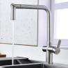 Buy cheap Angled Spout Smart Touch Kitchen Faucet Pull Out Sprayer Mixer CUPC from wholesalers