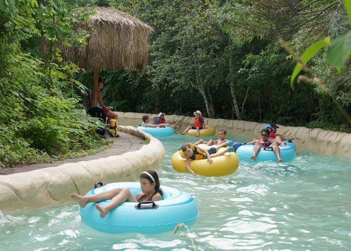 Hotels Commercial Lazy River Water Park Custom Style For Outdoor Family Spray