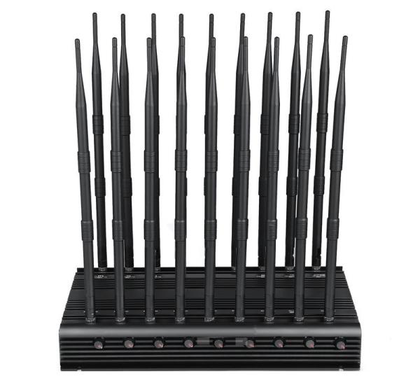 Buy cheap 3G 4G 5G Cell Phone Wifi Blocker 18 Bands Remote Control Signal Jammer from wholesalers