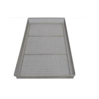 Buy cheap 304 316 Stainless Steel Crimped Wire Mesh Tray For Drying And Dehydration product
