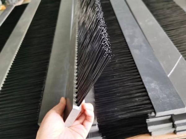 Buy cheap PVC Board Brush Industrial Flocking Strip Brush Front Edge Water Brush from wholesalers