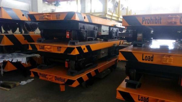 Buy cheap Quality Flat Cart 200 Ton Battery Driven Motorized Transfer Trolley From 47 Years Factory from wholesalers