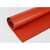 Buy cheap Red Silicone Coated Fiberglass Cloth , -50C- 1000C High Temperature Fiberglass Cloth from wholesalers