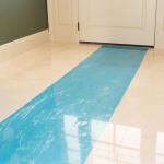 PE Self-Adhesive Hard Floor Protection Film Furniture Floor Protectors Protect