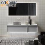 Bathroom Vanity Set 42 inch Modern Single Sink Living Room Floating Wall Mounted