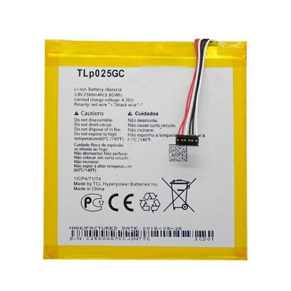 Buy cheap Pixi 3G TLP025GC Battery 9003X 9003A Alcatel One Touch Battery 2580mAh from wholesalers