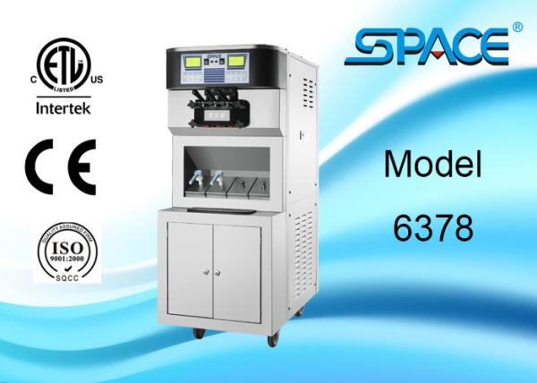 Buy cheap 2+1 Mixed Flavors Soft Cream Ice Cream Maker Air Pump Feed CE Approved from wholesalers